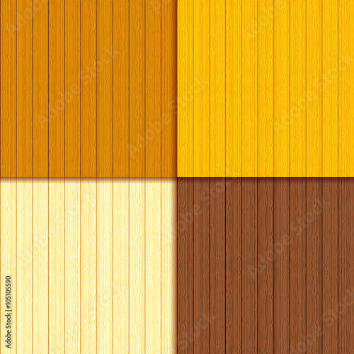set of wooden planks seamless pattern background