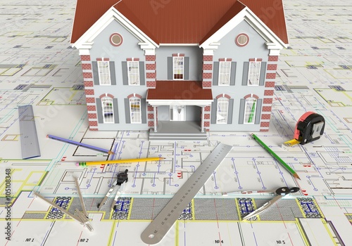 House Layout And Architectural Drawings