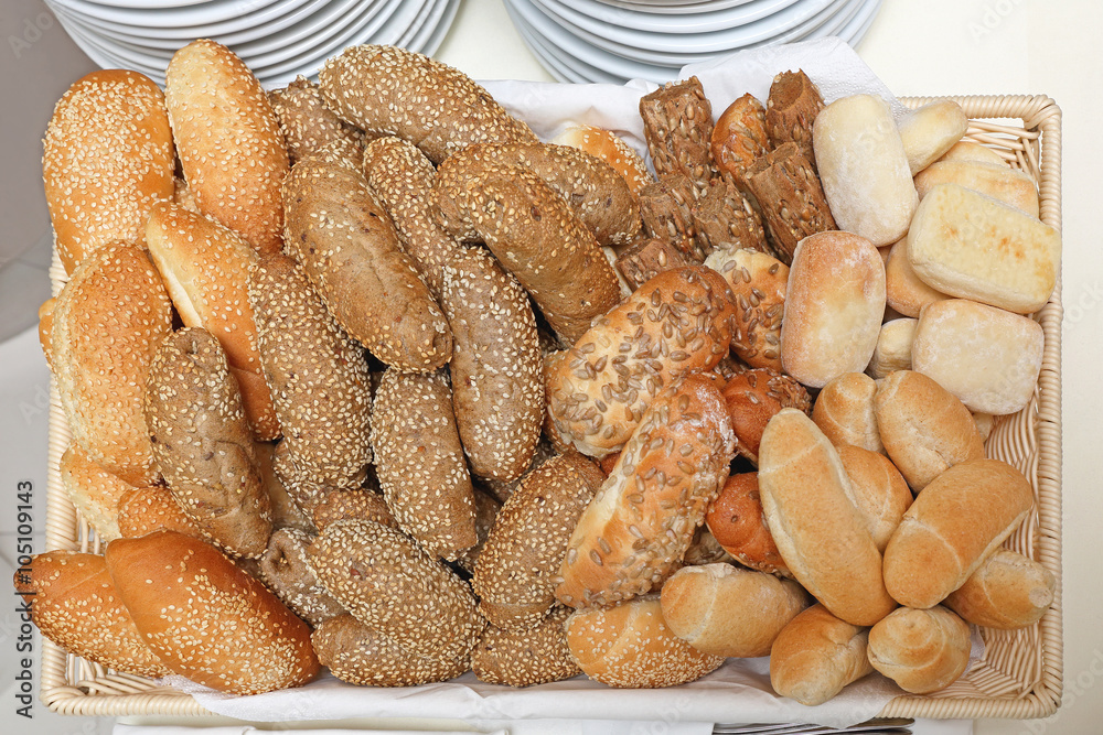 Fototapeta premium Bread in Basket