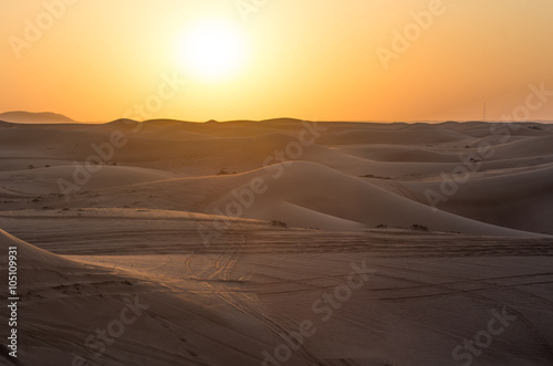 Dune buggy in the sands dubai