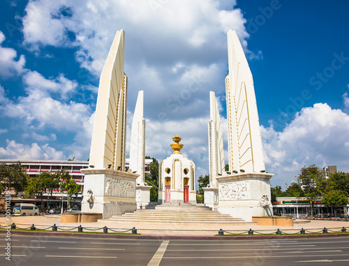  Democracy Monument in Ratchadamnoen Klang Road in, Bangkok, Tha