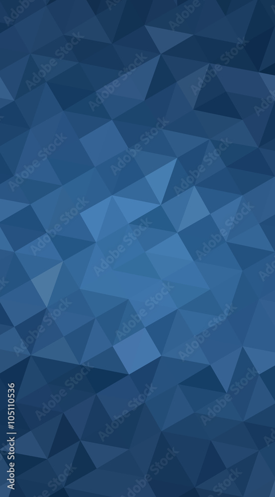 Blue polygonal design illustration, which consist of triangles a