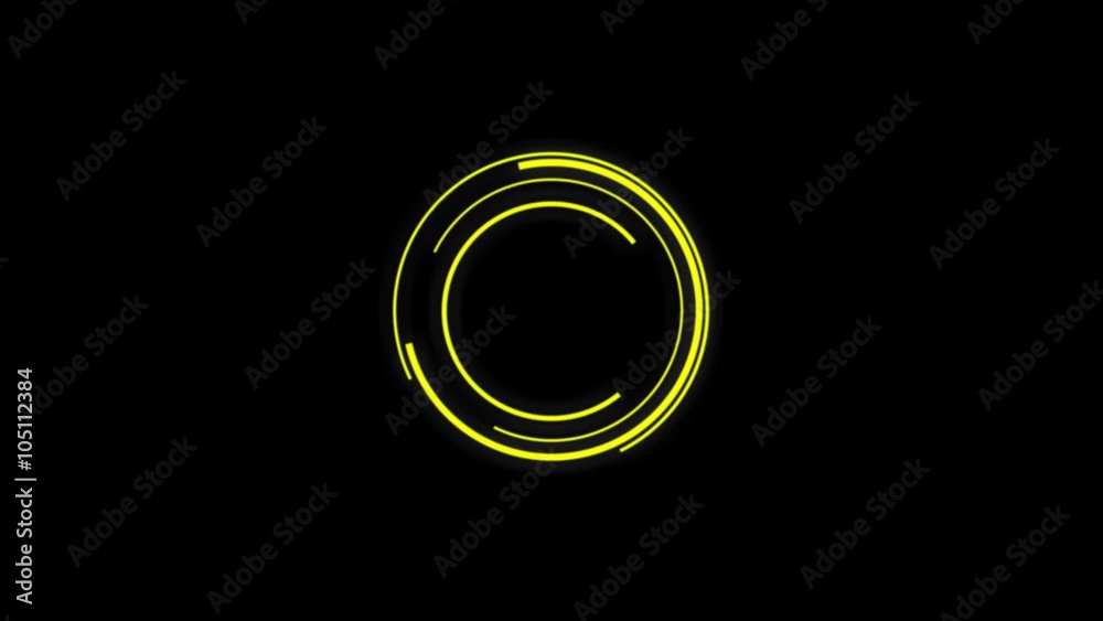 Buffering Icon, Rotierende Kreise