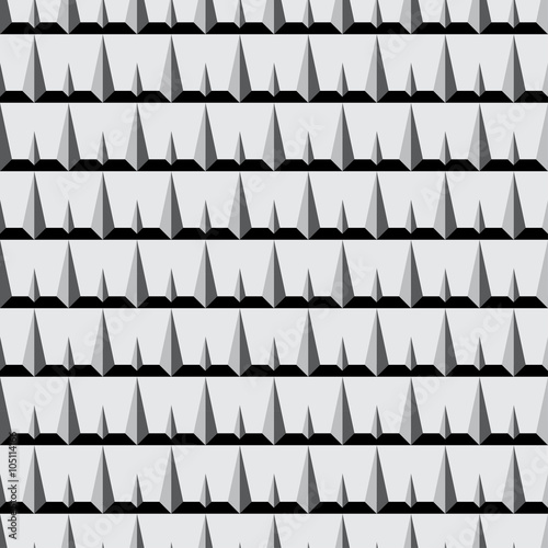 Thorn Spine Seamless Pattern