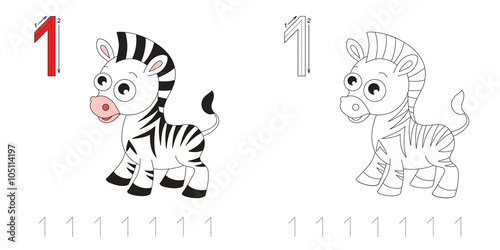 Tracing worksheet for figure 1