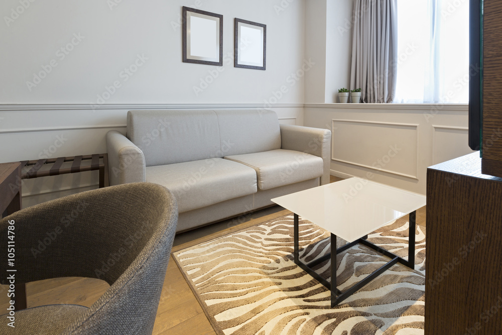 Fototapeta premium Hotel apartment interior