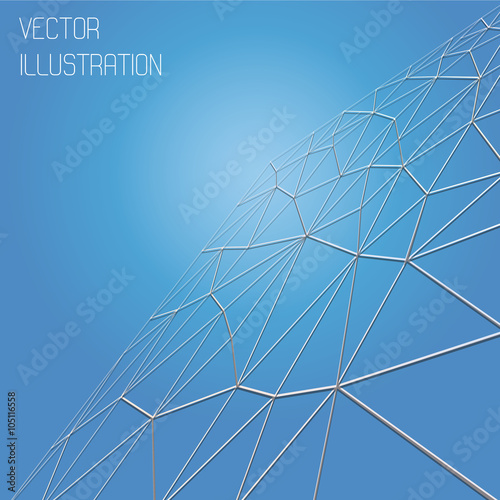 Abstract template background with triangle shapes