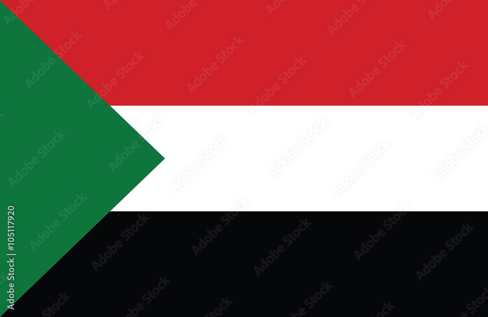 Fototapeta premium Sudanese flag.