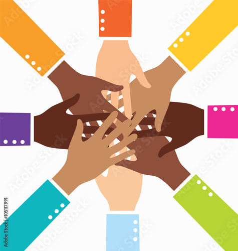 Creative Diversity Teamwork Business Hand