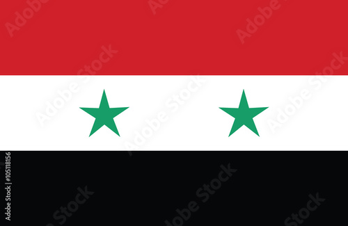 Syrian flag. photo