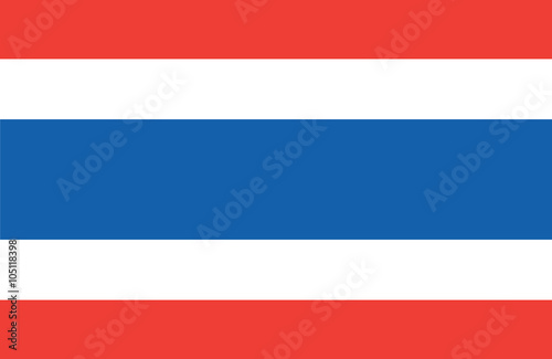 Thai flag.