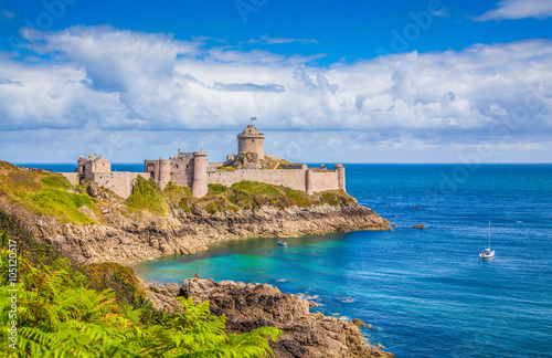 Obraz na plátně Fort-La-Latte castle, Bretagne, France