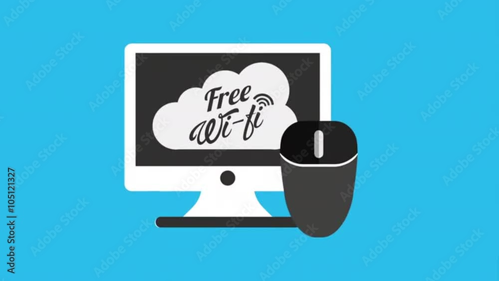 wifi icon design, Video Animation wifi icon design, Video Animation