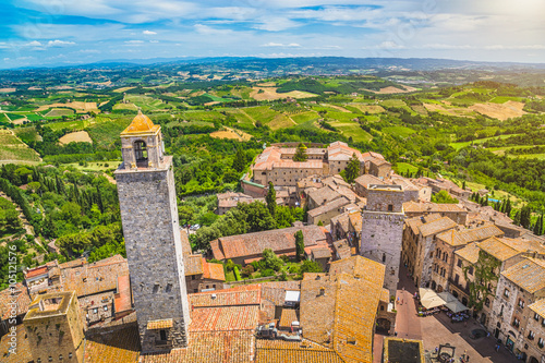 Medieval town of San Gimignano, Tuscany, Italy