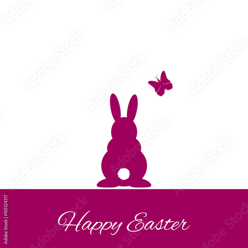 Osterhase & Schmetterling - Happy Easter