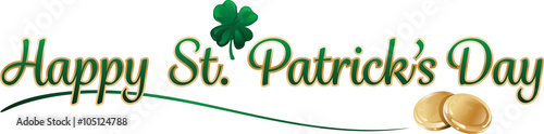 St. Patrick's Day text