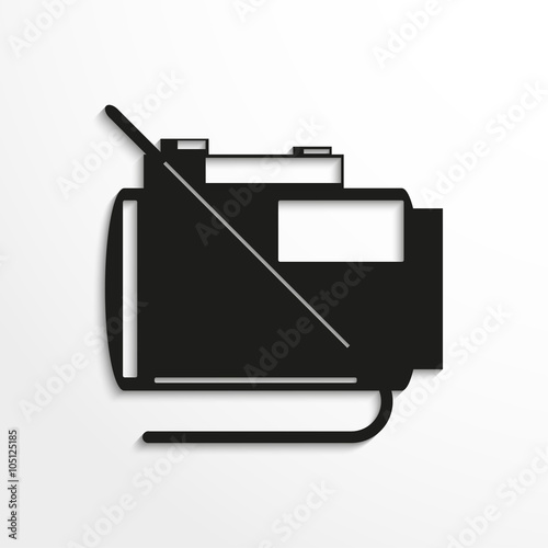 Heater. Vector icon.