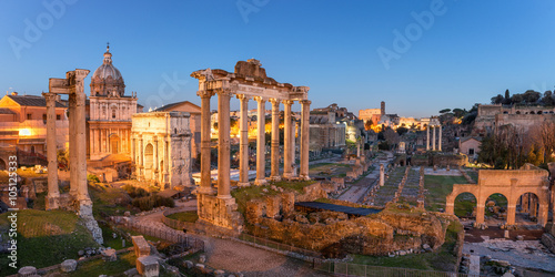 Canvas Print Roman Forum in Rome