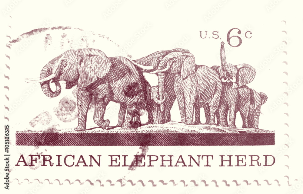 Obraz premium US postage stamp