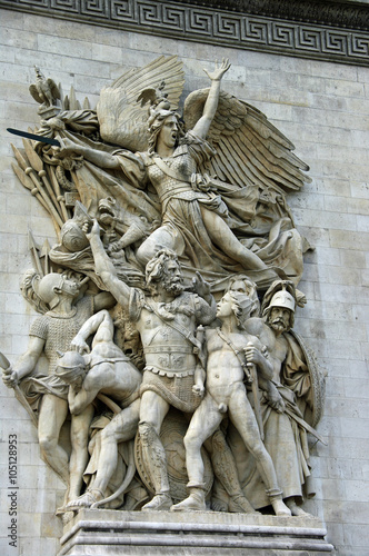 Triumphbogen in Paris, Relief Auszug der Freiwilligen 1792