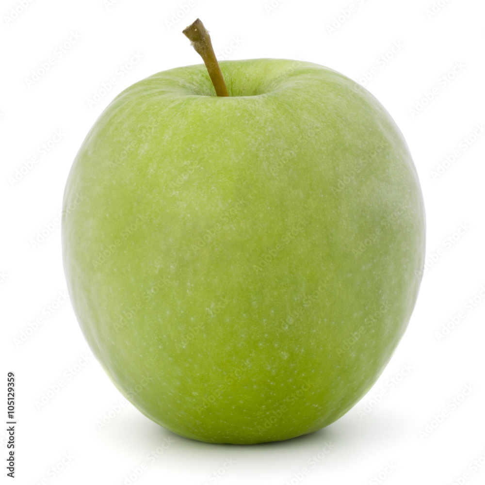 green apple isolated on white background cutout green apple isolated on white background cutout