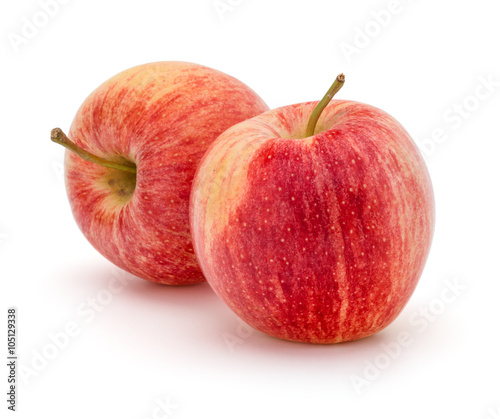 Red apple isolated on white background cutout