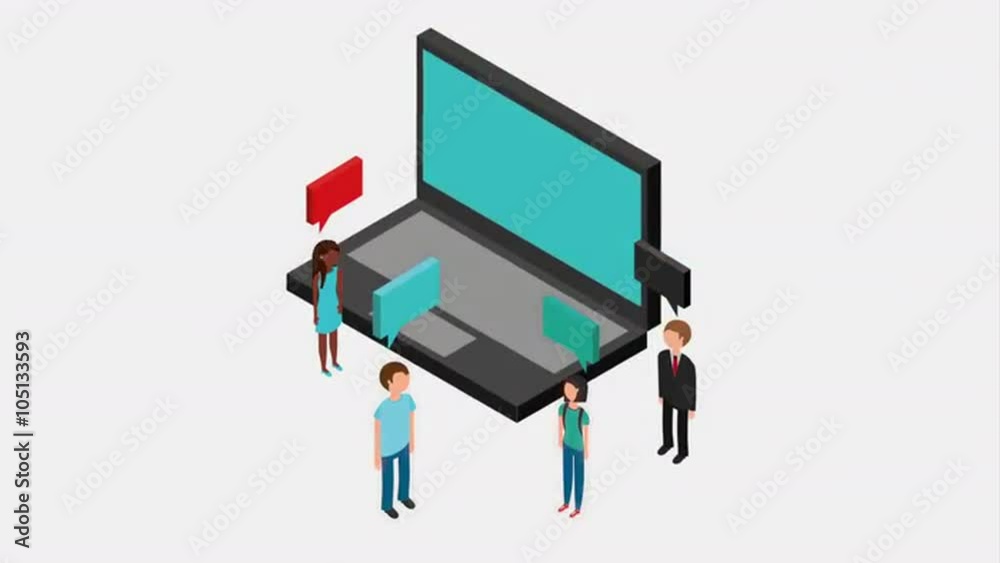 People communication design, Video Animation People communication design, Video Animation