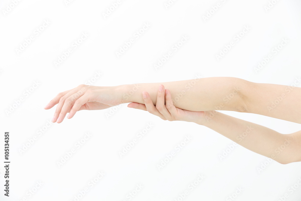 腕・若い女性 腕・若い女性