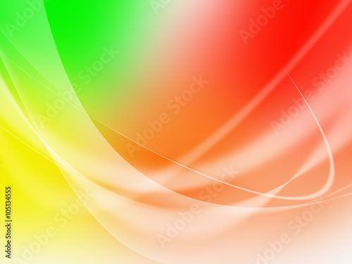 illustration of abstract colored smoke background with color curved lines