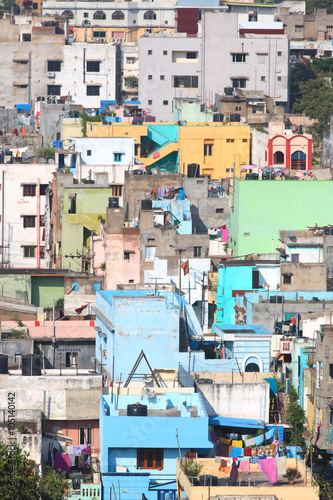 Colorful homes in Visakhapatnam © SNEHIT PHOTO