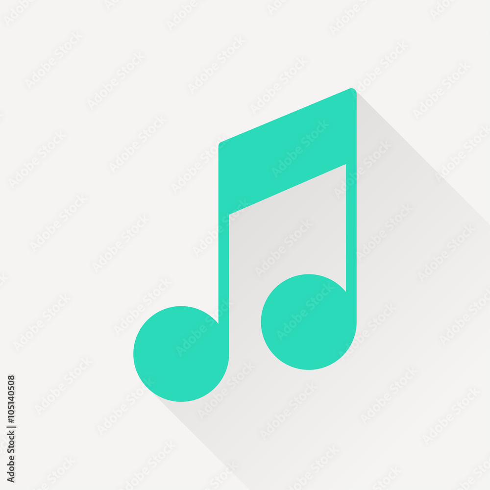 music note vector icon