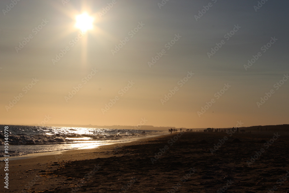relax sunset beach