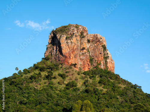 Sandstone rock in up-country Sao Paulo - Brazil