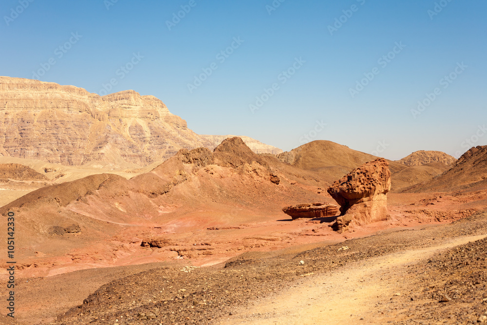 Sandstone form Negev desert