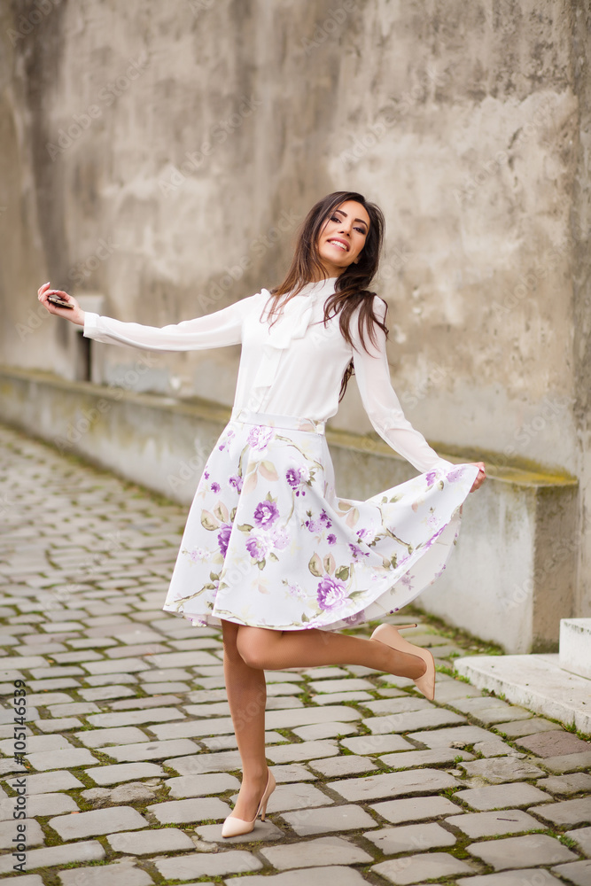 Fashionable Young Bussines Woman Fashionable Young Bussines Woman
