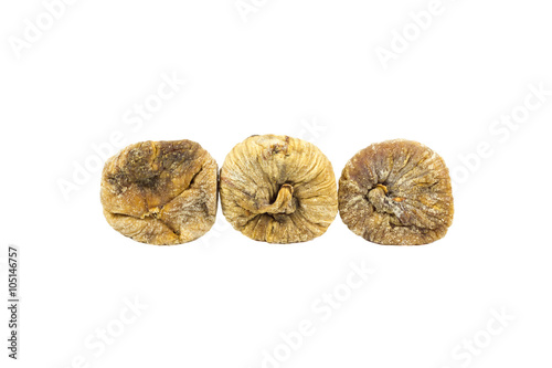 Dired figs isolated