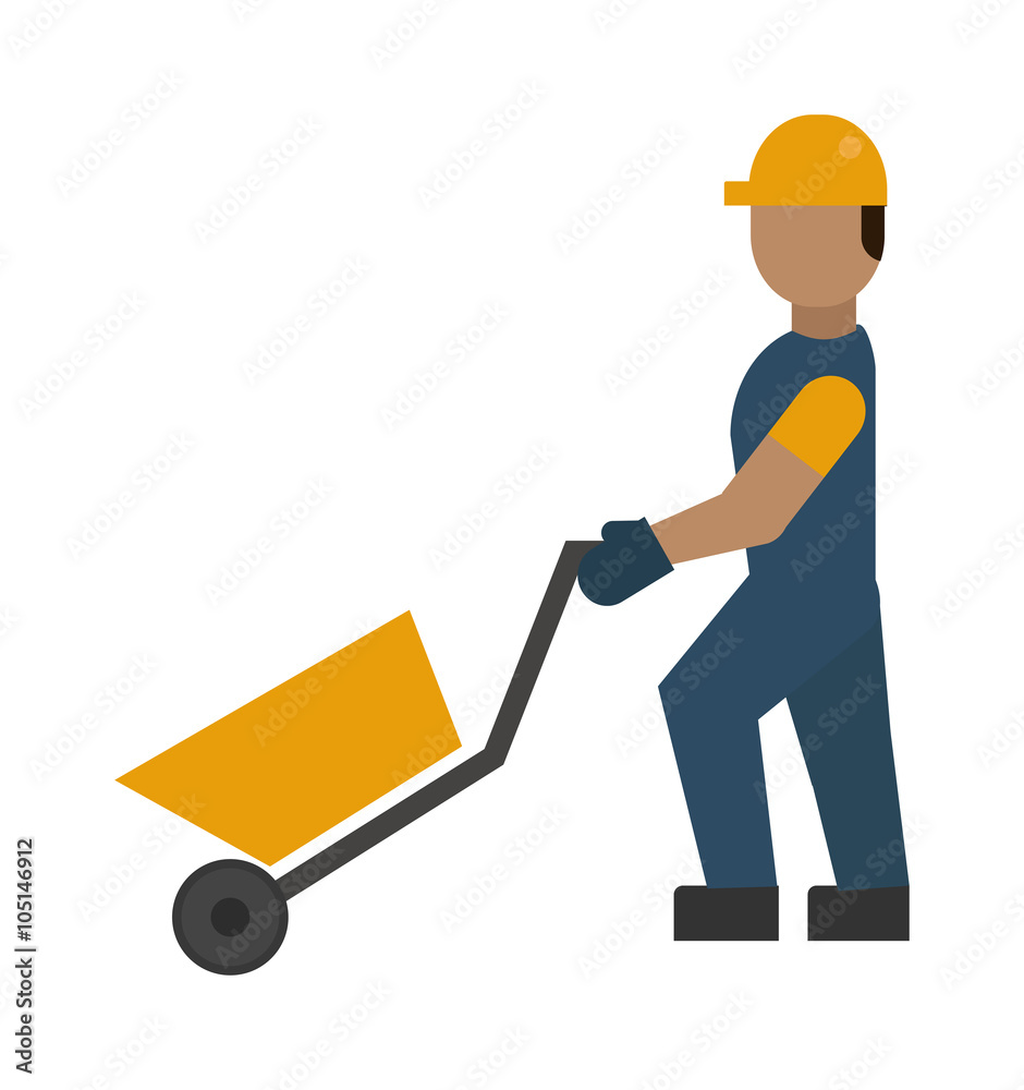 Construction worker vector illustration Construction worker vector illustration