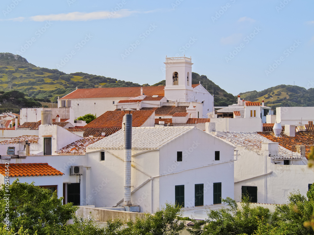 Obraz premium Es Mercadal on Minorca