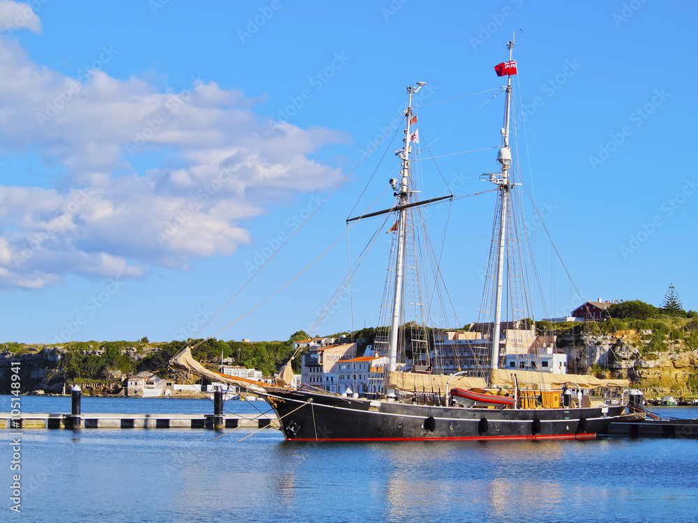 Port of Mahon on Minorca