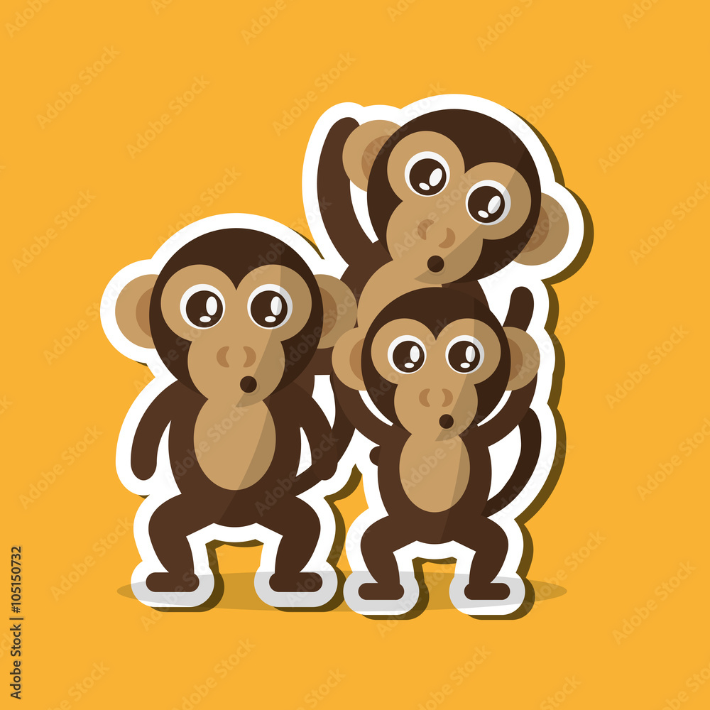 Obraz premium Animal icon design 