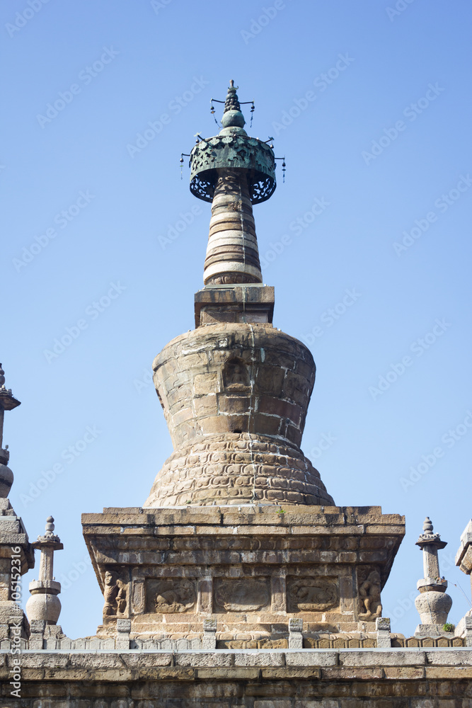 This is a photo of a stupa was taken in Yunnan, China.