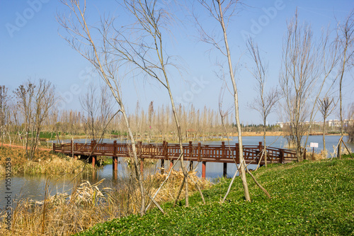 This is a photo of a wetland park, was taken in KunMing, China.