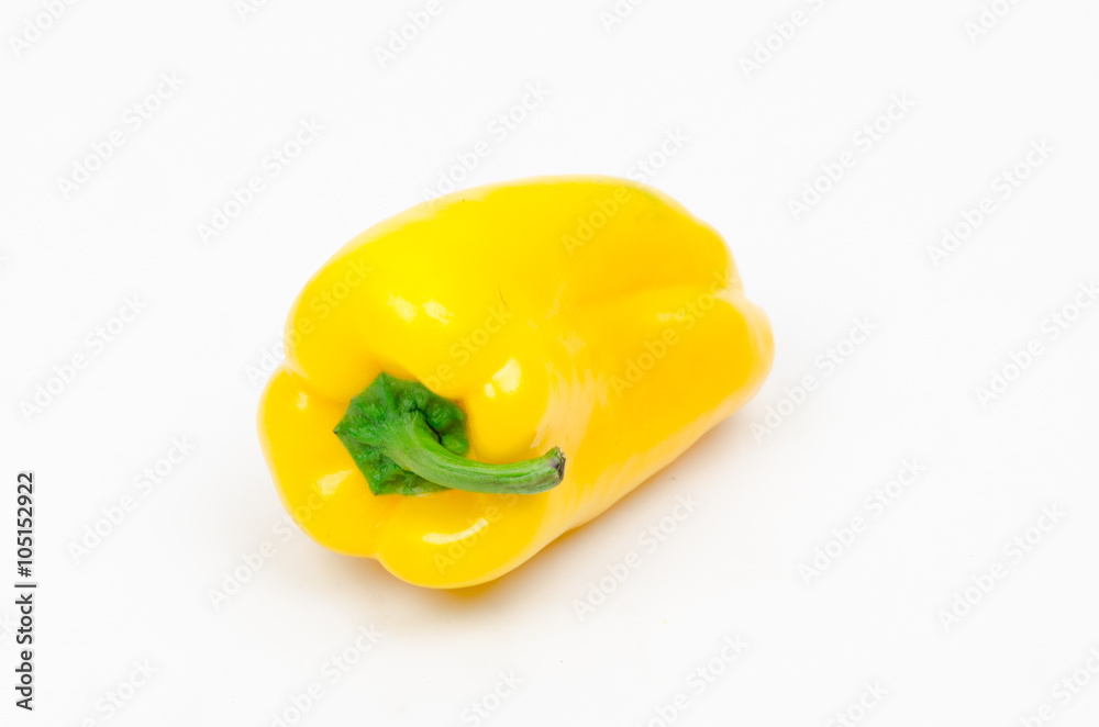 Bell pepper isolated on a white background Bell pepper isolated on a white background