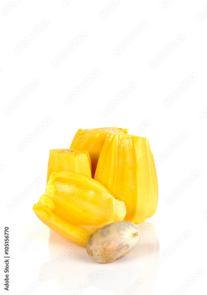 Jackfruit isolated on white background Jackfruit isolated on white background
