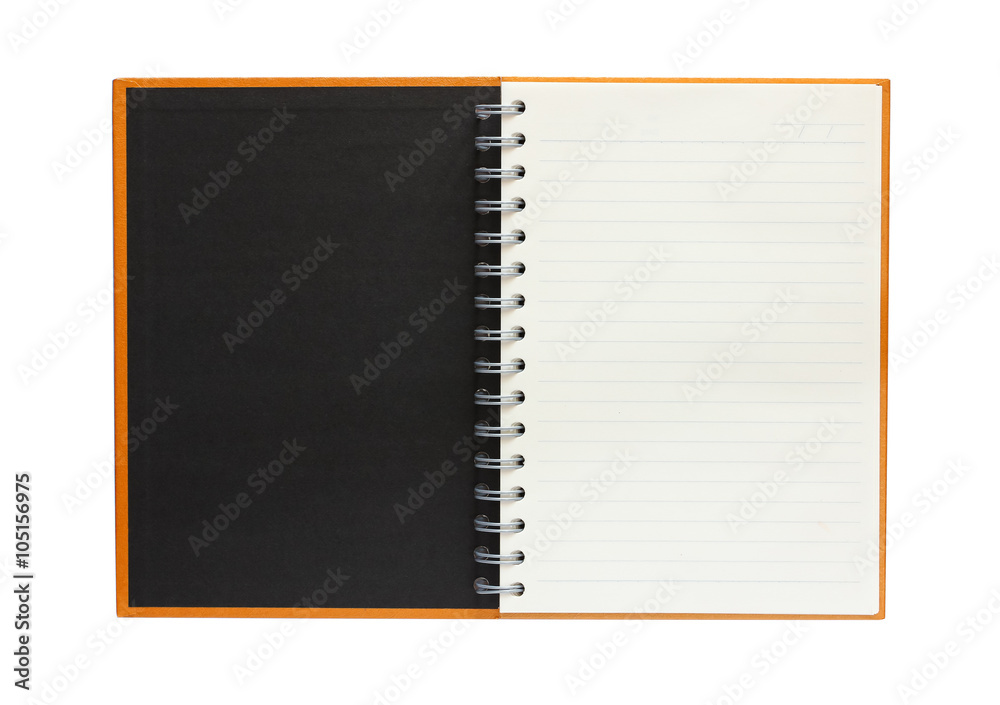 front view of open book on white background front view of open book on white background