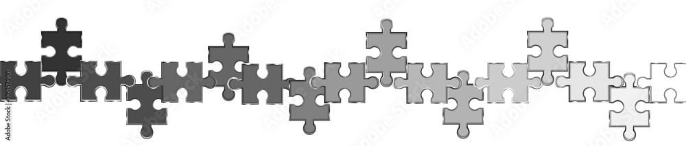 puzzle banner band grau silber schwarz puzzle banner band grau silber schwarz