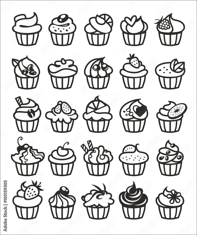 25 different cupcakes