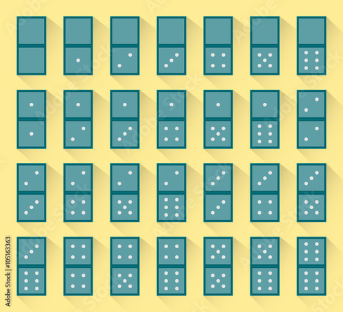 green dominoes set