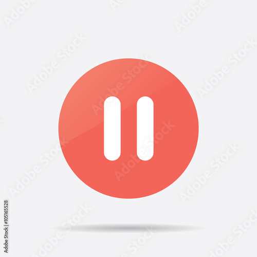 Pause Icon in Vector