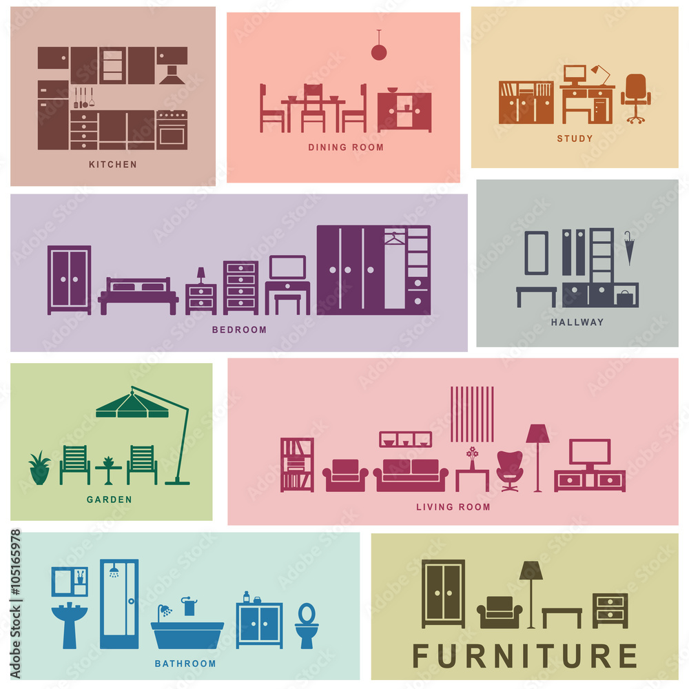 Furniture icons